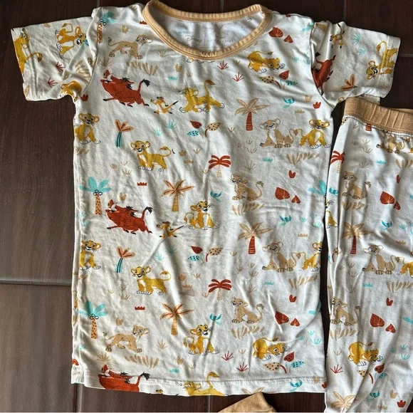 Little Sleepies Disney The Lion King Kids PJ Set Size 7-8 - Picture 2 of 6